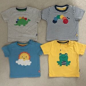 Kite Organic appliqué tees 12-18m